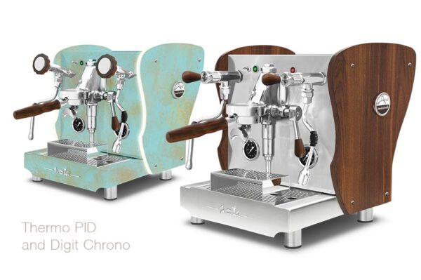 Nota with standard taps and Nota with taps with joysticks 3/4 1 E61 group Orchestrale Coffee Machines best seller